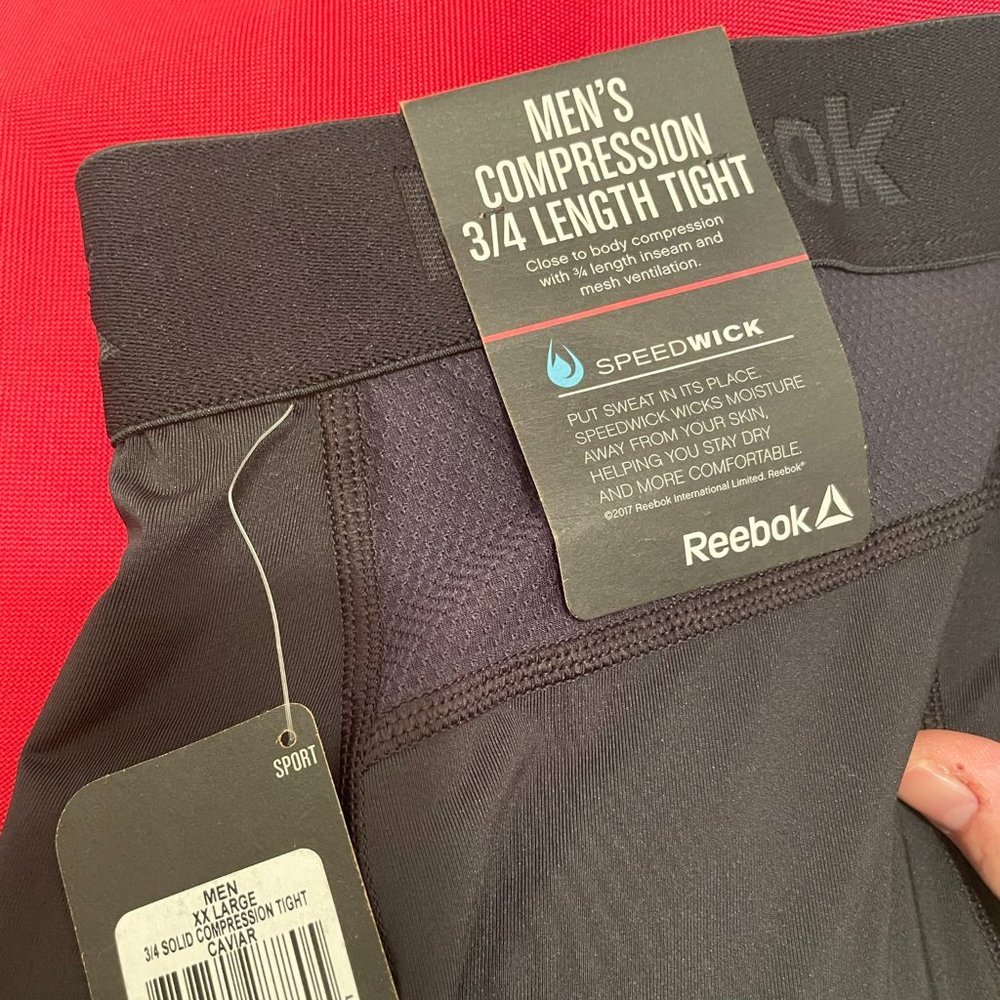 Reebok Mens Compression 3/4 Length Tight XXL